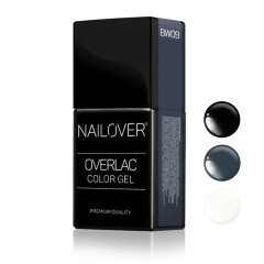 Overlac Color Gel - les noirs et blancs 15ml - 2 teintes