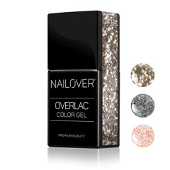 Overlac Color Gel - les pailletés 15ml - 5 teintes