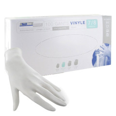 Gants vinyle non poudrés