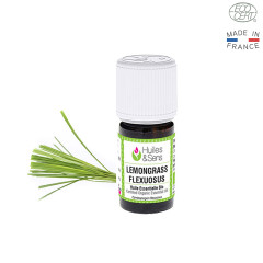 Huile essentielle bio lemongrass 15ml