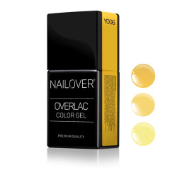 Overlac Color Gel - les jaunes 15ml - 4 teintes