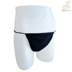 Tanga noir pour homme