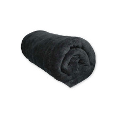 Couverture Polaire Noire 100% Polyester 240g/m2 180*120cm XLING0064