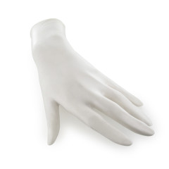 Paire de gants en vinyle taille M