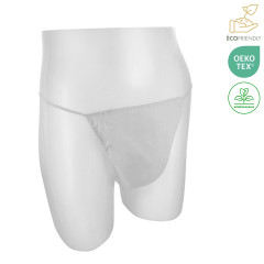 Slip blanc pour homme en bambou