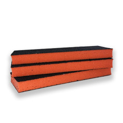 Poncette Carree Noire Orange XMAN058