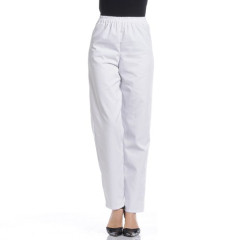 Pantalon blanc professionnel mixte 