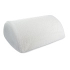 Housse coussin demi-lune manucure blanche 30*15*8cm XLING0041B